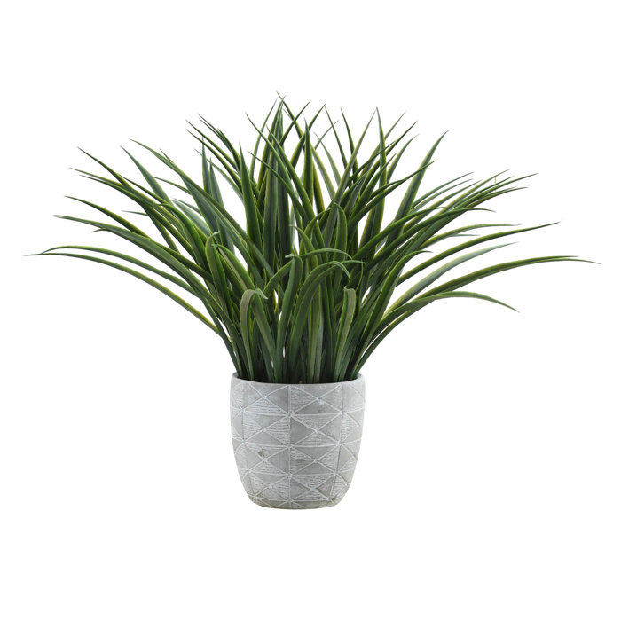 Primrue 11.75'' Artificial Reed Plant in Pot & Reviews Wayfair